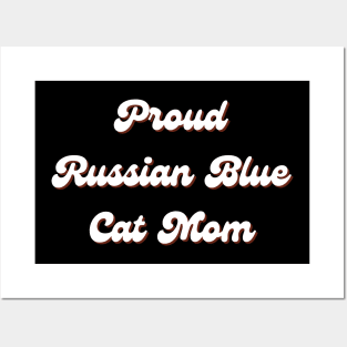 Russian Blue Cat Posters and Art